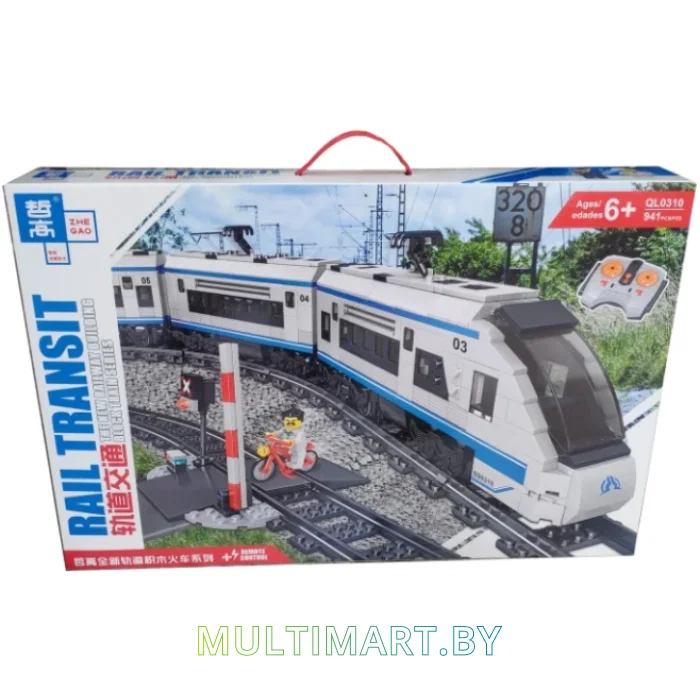 Конструктор Jisi Bricks Скоростной пассажирский поезд (QL0310)